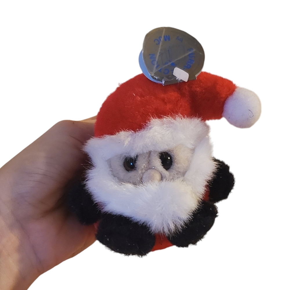 1999 Clark Santa Ornament Plush